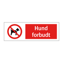 Hund forbudt
