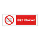 Ikke blokker