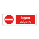 Ingen adgang
