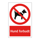 Hund forbudt