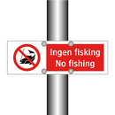 Ingen fisking No fishing