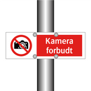 Kamera forbudt