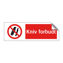 Kniv forbudt