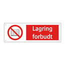 Lagring forbudt