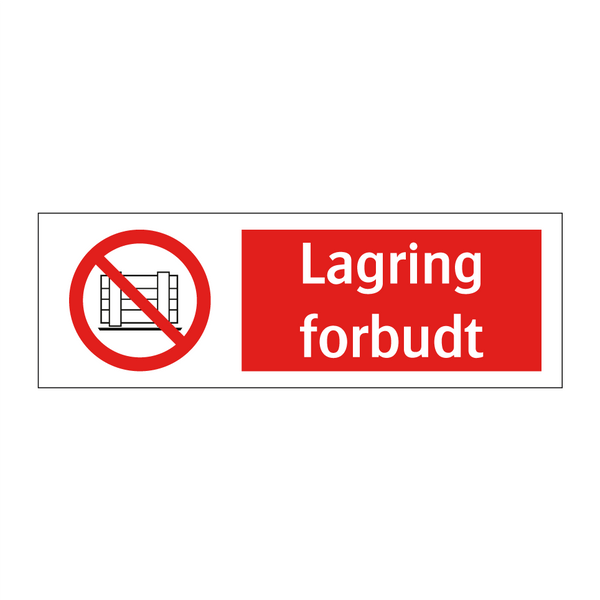 Lagring forbudt