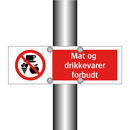 Mat og drikkevarer forbudt