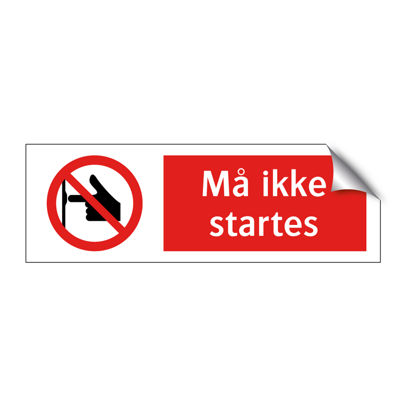 Må ikke startes & Må ikke startes & Må ikke startes & Må ikke startes & Må ikke startes