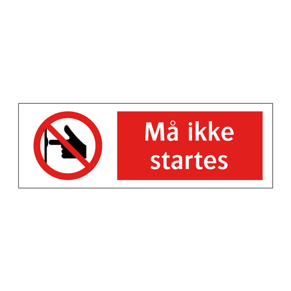 Må ikke startes & Må ikke startes & Må ikke startes & Må ikke startes & Må ikke startes