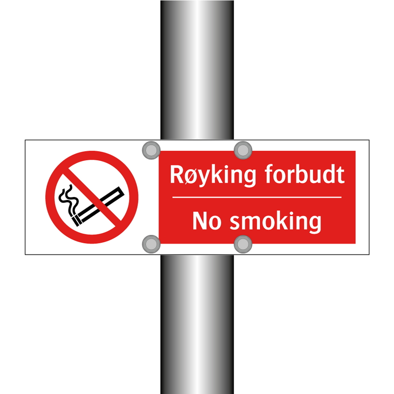 Røyking forbudt no smoking & Røyking forbudt no smoking & Røyking forbudt no smoking