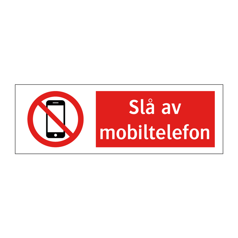 Slå av mobiltelefon & Slå av mobiltelefon & Slå av mobiltelefon & Slå av mobiltelefon