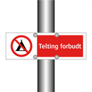Telting forbudt