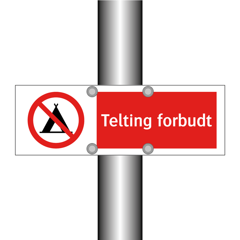 Telting forbudt