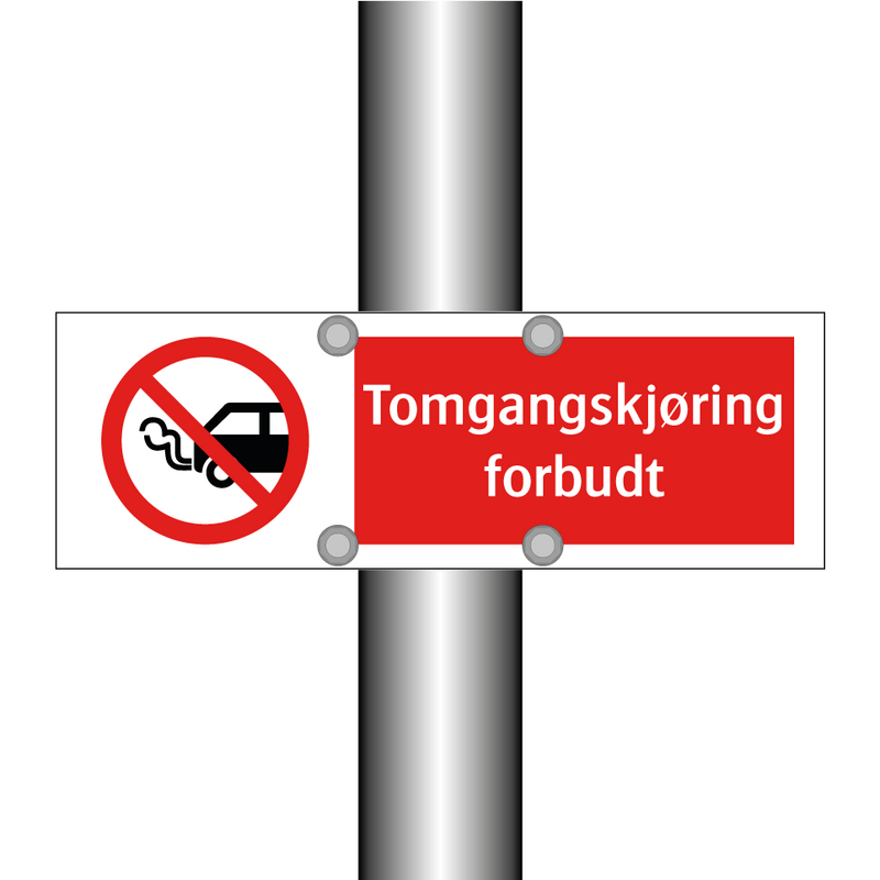 Tomgangskjøring forbudt & Tomgangskjøring forbudt & Tomgangskjøring forbudt