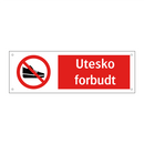 Utesko forbudt