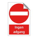 Ingen adgang