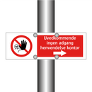 Uvedkommende ingen adgang henvendelse kontor - høyre
