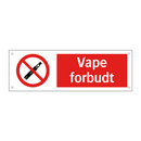 Vape forbudt