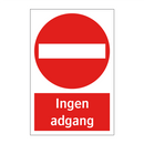 Ingen adgang