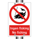 Ingen fisking No fishing