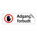 Adgang forbudt