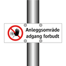Anleggsområde adgang forbudt