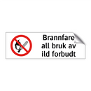 Brannfare all bruk av ild forbudt