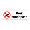 Bruk hundepose