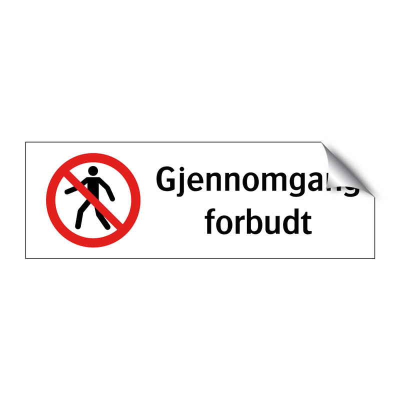 Gjennomgang forbudt & Gjennomgang forbudt & Gjennomgang forbudt & Gjennomgang forbudt