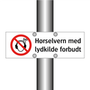 Hørselvern med lydkilde forbudt
