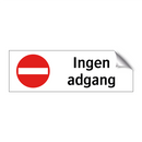 Ingen adgang