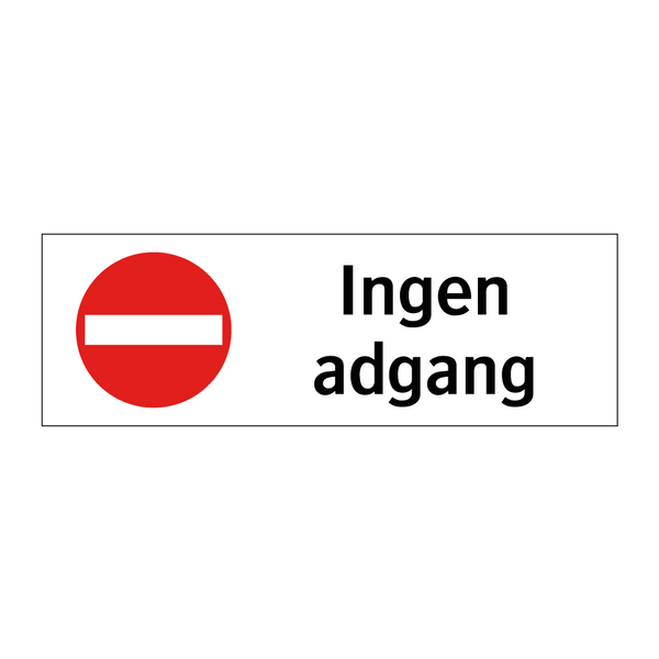 Ingen adgang