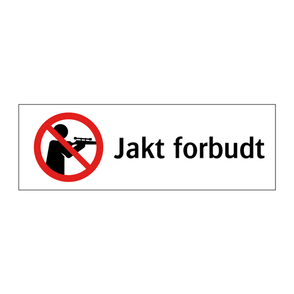 Jakt forbudt