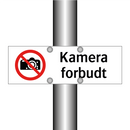 Kamera forbudt