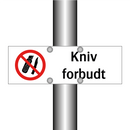Kniv forbudt