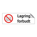 Lagring forbudt