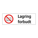 Lagring forbudt