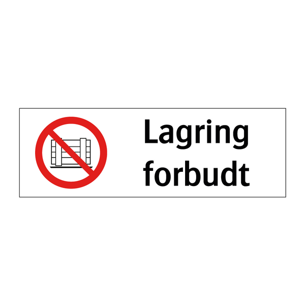 Lagring forbudt