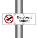 Skateboard forbudt