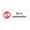 Slå av mobiltelefon