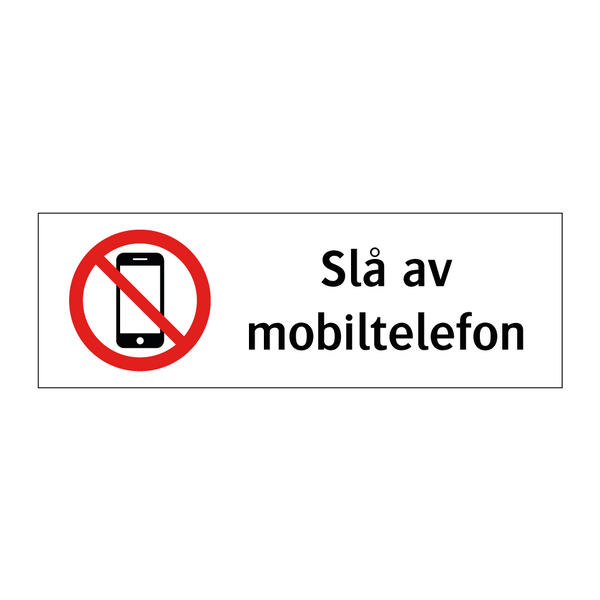 Slå av mobiltelefon & Slå av mobiltelefon & Slå av mobiltelefon & Slå av mobiltelefon