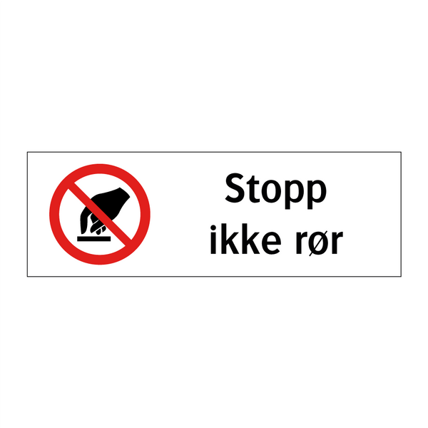 Stopp ikke rør
