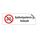 Sykkelparkering forbudt