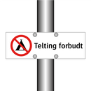 Telting forbudt