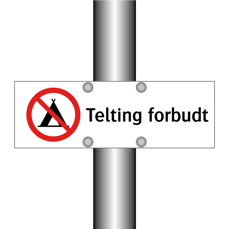 Telting forbudt