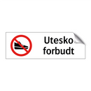 Utesko forbudt