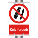 Kniv forbudt