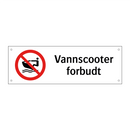 Vannscooter forbudt