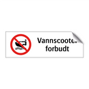Vannscooter forbudt