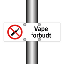 Vape forbudt