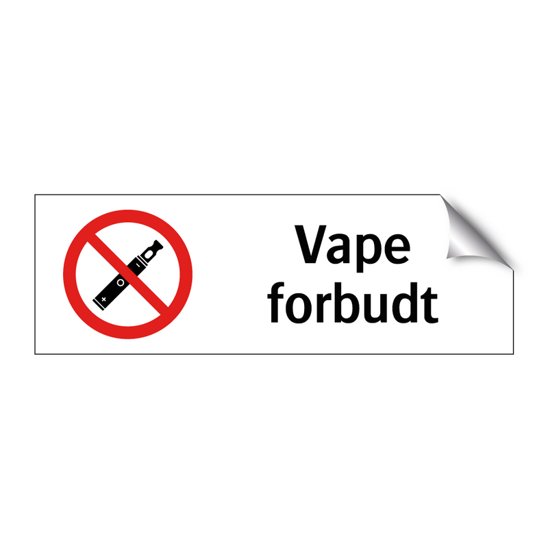 Vape forbudt